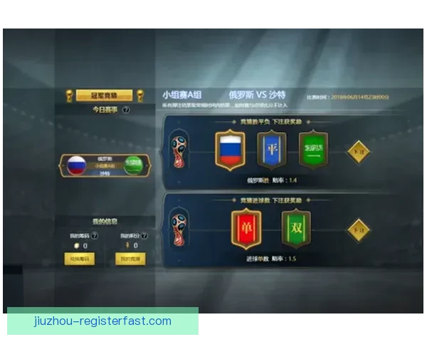 全球热门体育赛事竞猜平台，实时赔率分析助你赢大奖